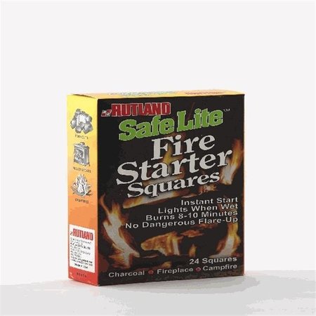 RUTLAND RUTLAND Safe Lite Fire Starter Squares - 24 pack 50C